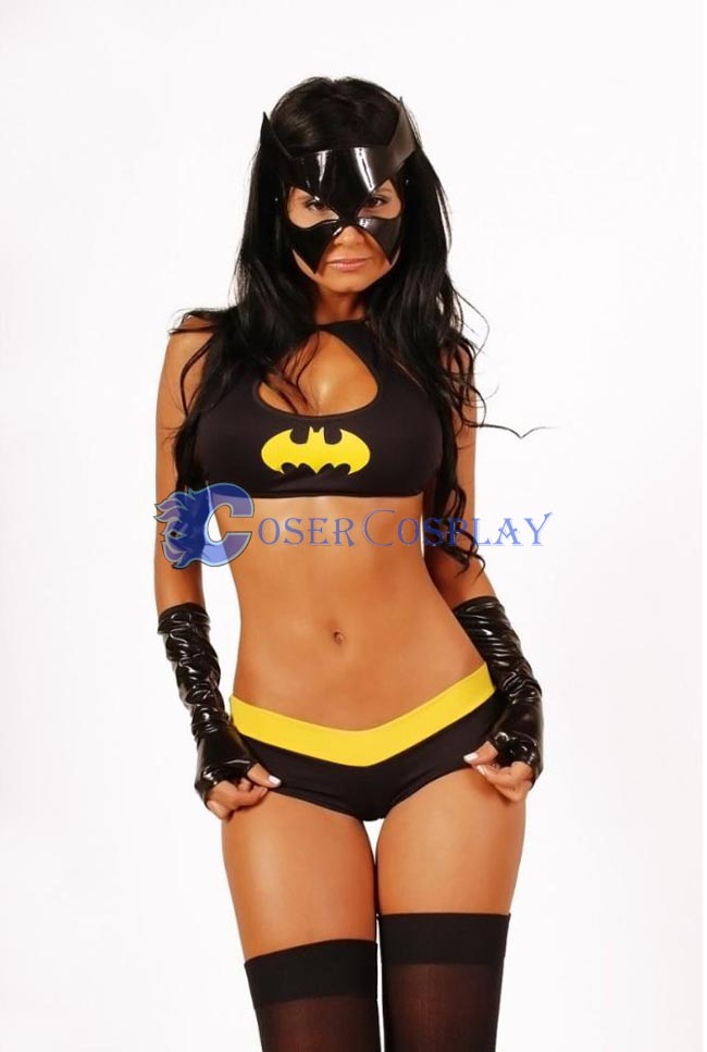 Batgirl Sexy Halloween Costumes For Women Suit